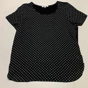 ⭐️SALE!⭐️ Spense Black and White Polka Dot Top
